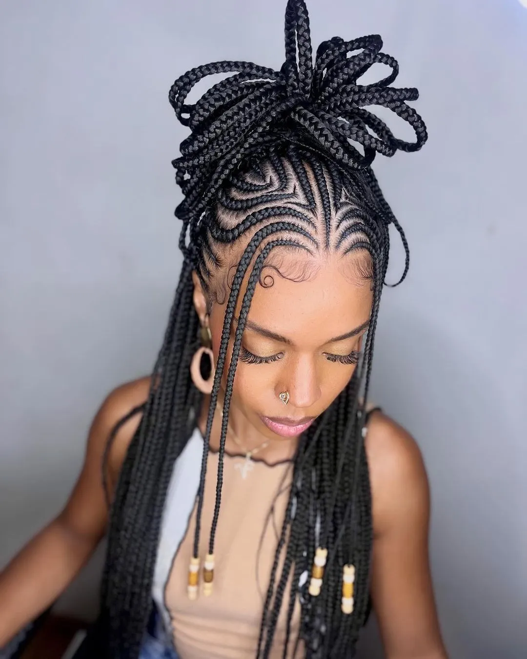 Goddess braids